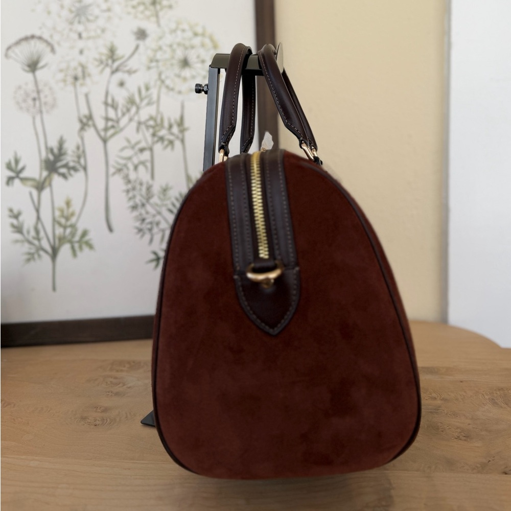 Coach Brown Suede Rowan Bag🐻🤎 - Picture 6 of 8
